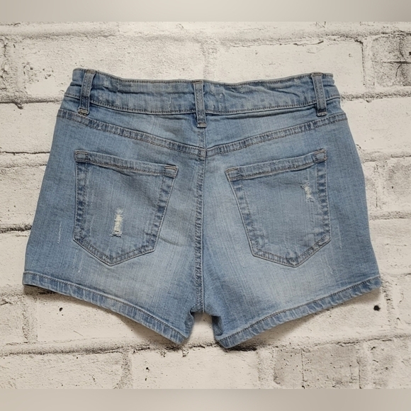 Bluenotes Distressed Jean Shorts - Picture 2 of 5